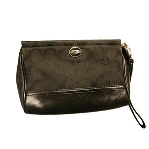 Black Coach Wristlet